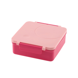Bento Lunch Box w Insulated - Pink with Food Flask 